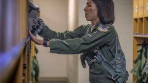 Meet the first African-American female fighter pilot to fly in war