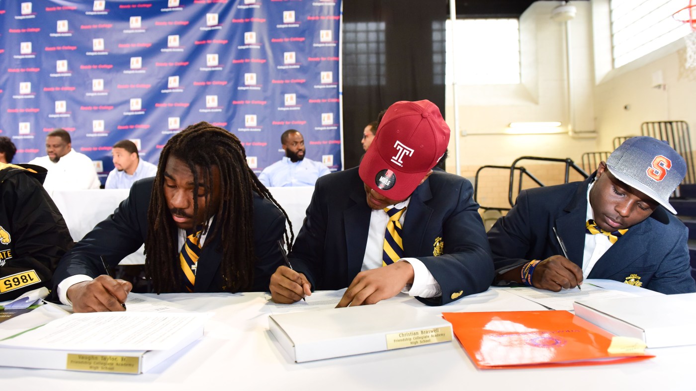 D C s Friendship Collegiate Academy Sends 18 Football Players To D C s Friendship Collegiate Academy Sends 18 Football Players To
