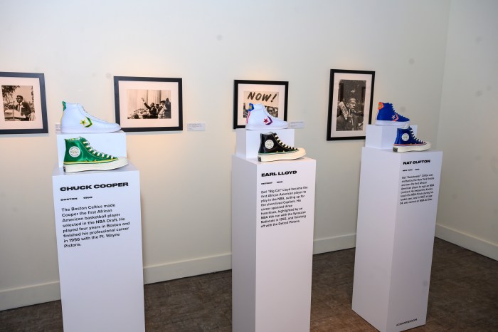 Converse collection honors NBA pioneers Chuck Cooper, Earl Lloyd and ...