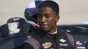 Rajah Caruth is plotting his NASCAR dreams while being an HBCU student