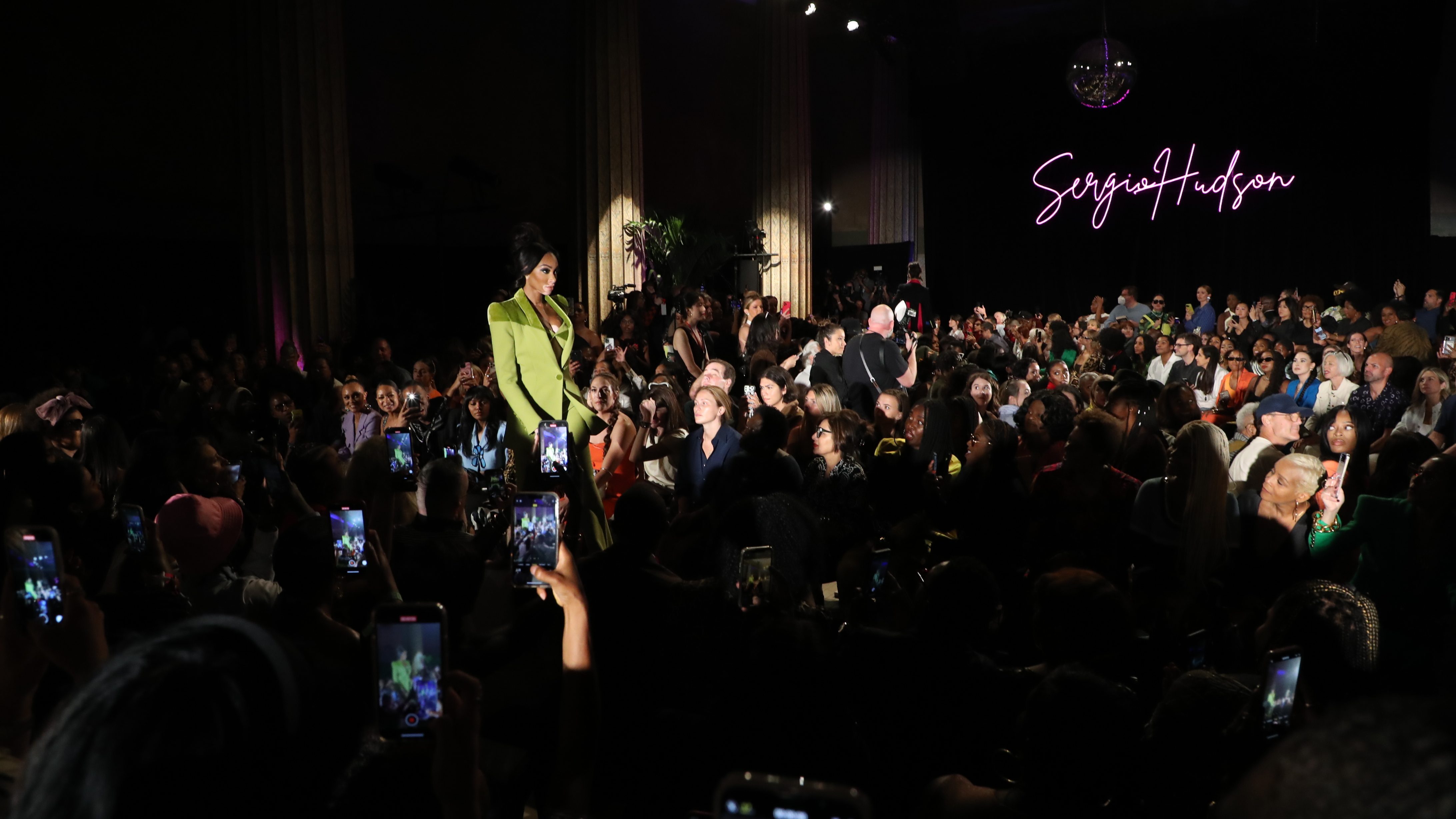 At New York Fashion Week, Sergio Hudson has stars on and off the runway ...