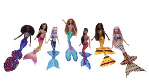 How red locs on The Little Mermaid shows the ways dolls move from mere representation to authenticity