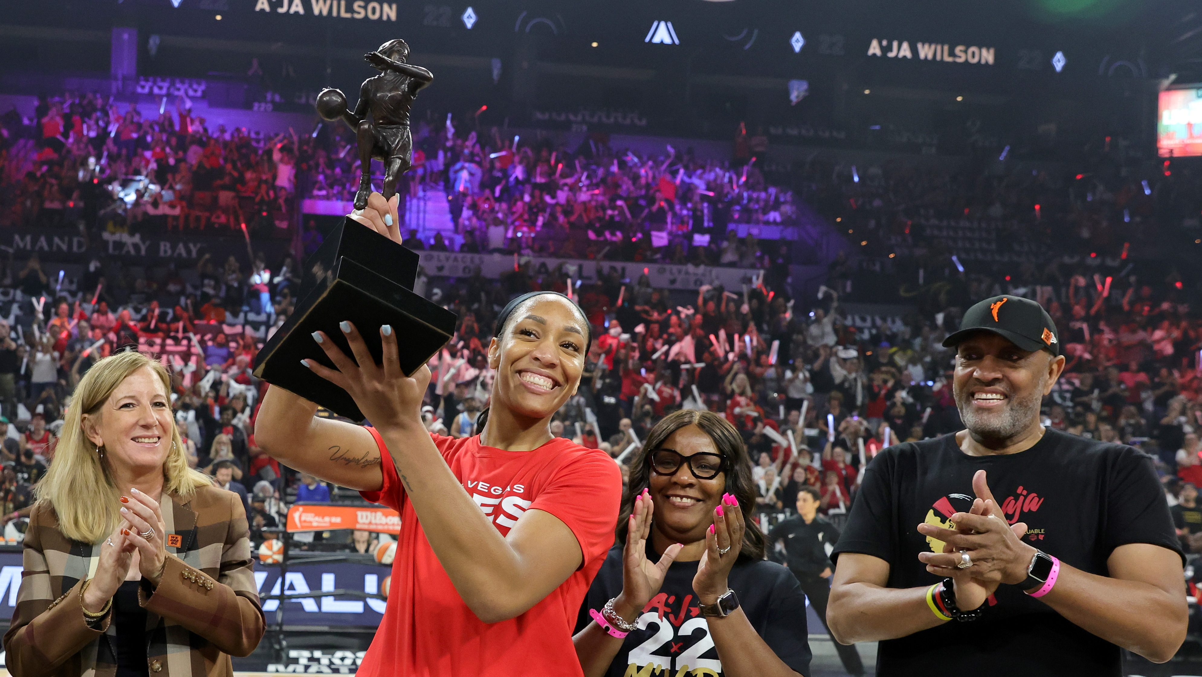 Las Vegas Aces forward A'ja Wilson puts mother's lessons into book 'Dear Black Girls: How to Be True to You' - Andscape