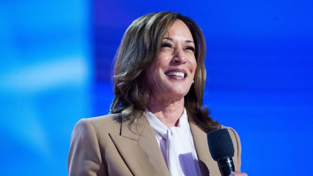 Kamala Harris smiling