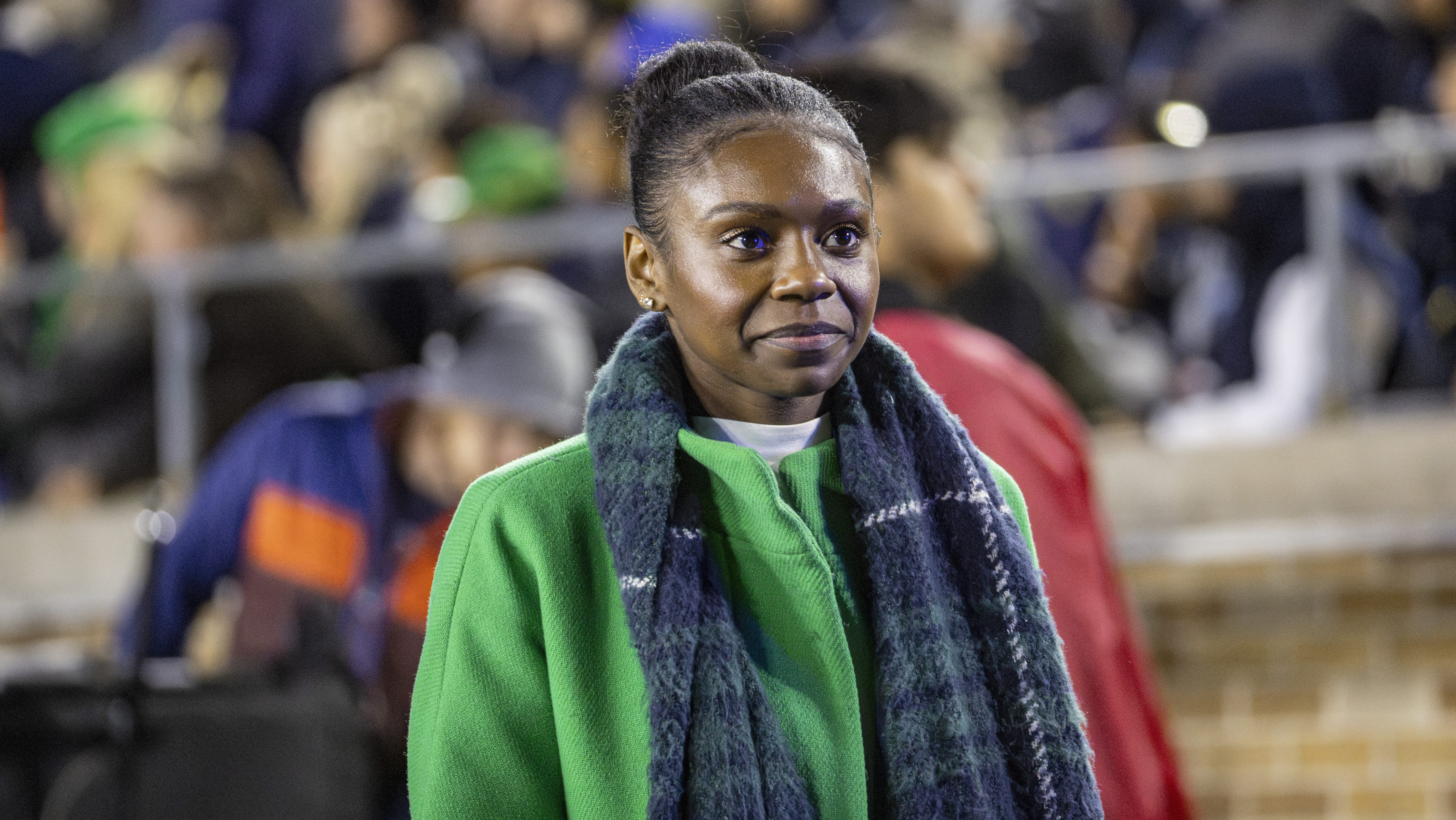 Notre Dame assistant AD Olivia Mitchell is glue of program en route to