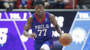 Philadelphia 76ers guard VJ Edgecombe takes torch for Bahamas basketball