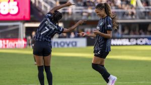 Washington Spirit stars Trinity Rodman and Croix Bethune enter their fashion era