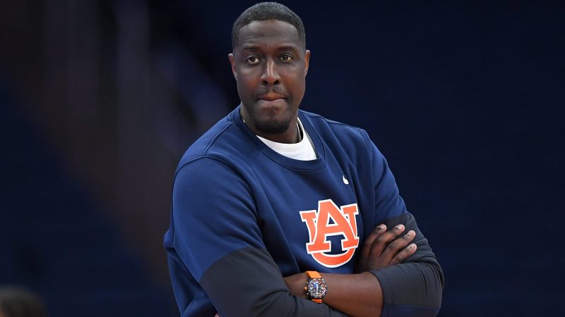 Auburn head women's basketball coach Larry Vickers watches his team during a game against Syracuse on Dec. 3, 2025, at the JMA Wireless Dome in Syracuse, New York.
