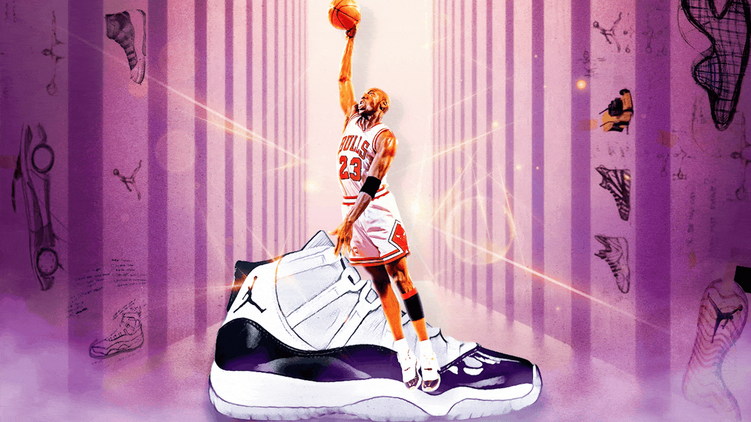 Air Jordan 11 animation