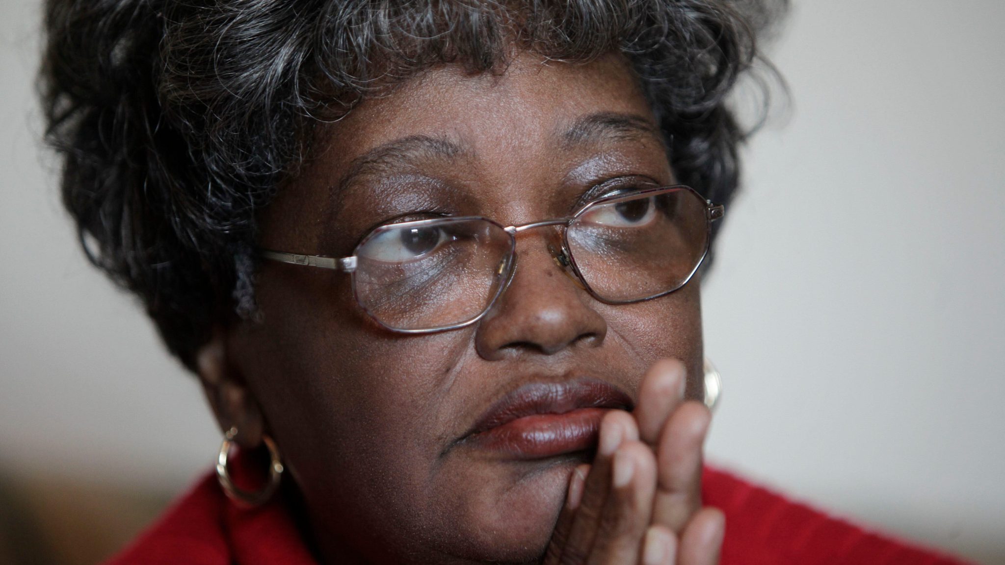 Claudette Colvin sits for a portrait on Feb. 5, 2009.