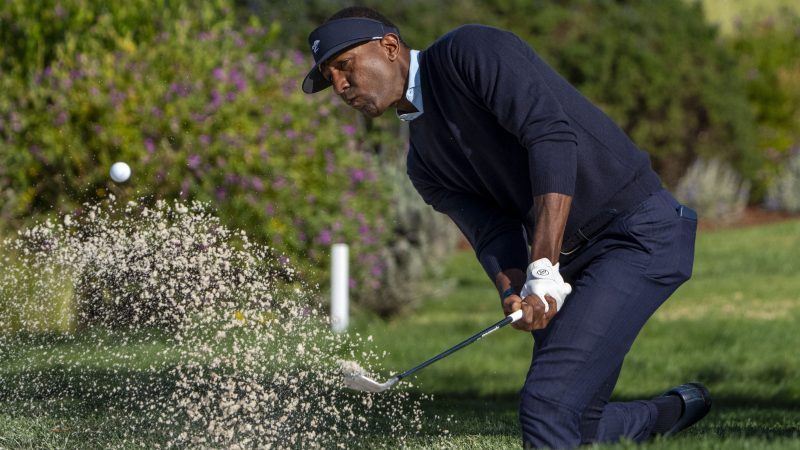 Fred Perpall on the golf course
