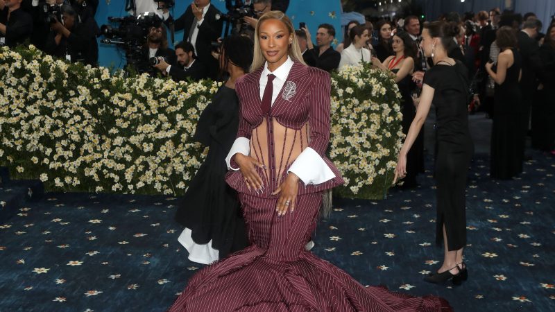 Savannah James attends 2025 Met Gala