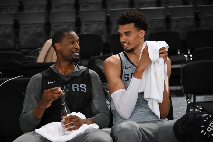 Harrison Barnes and Victor Wembanyama