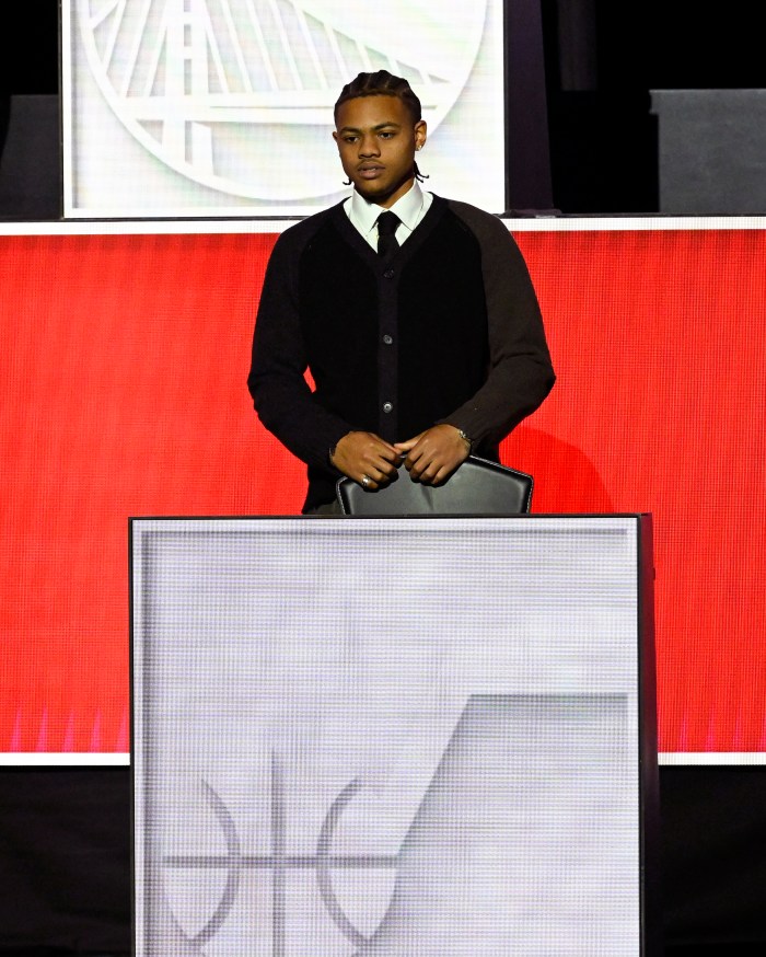 Keyonte George at the 2026 NBA draft lottery