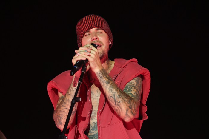 Justin Bieber performs at the Coachella