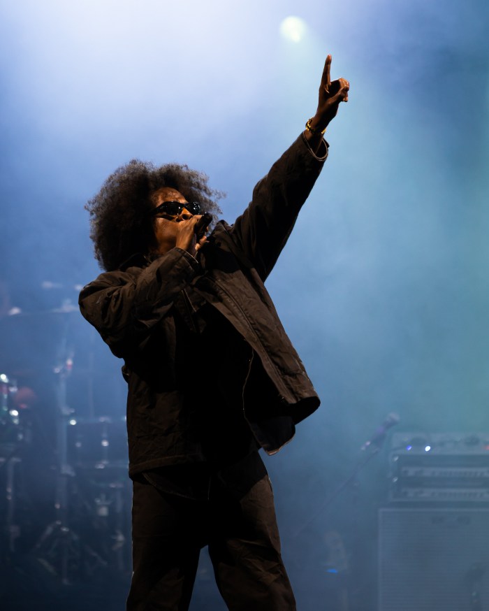 Jay-Z performs during Roots Picnic