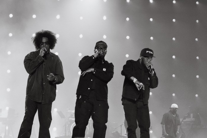Jay-Z, Beanie Sigel and Freeway perform during Roots Picnic 2026