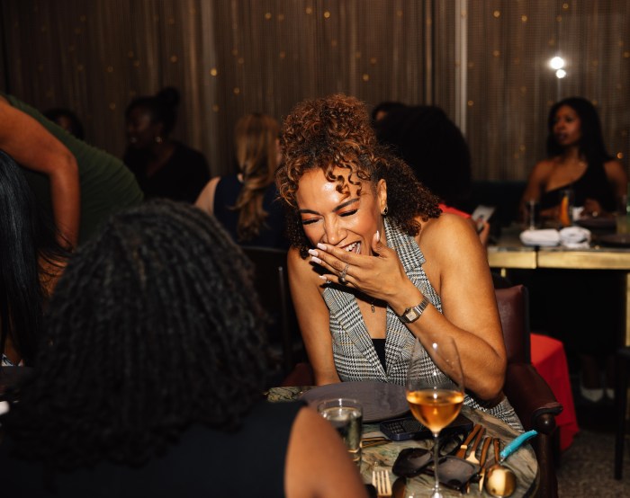 Ros Gold Onwude at Monica McNutt Center Court dinner