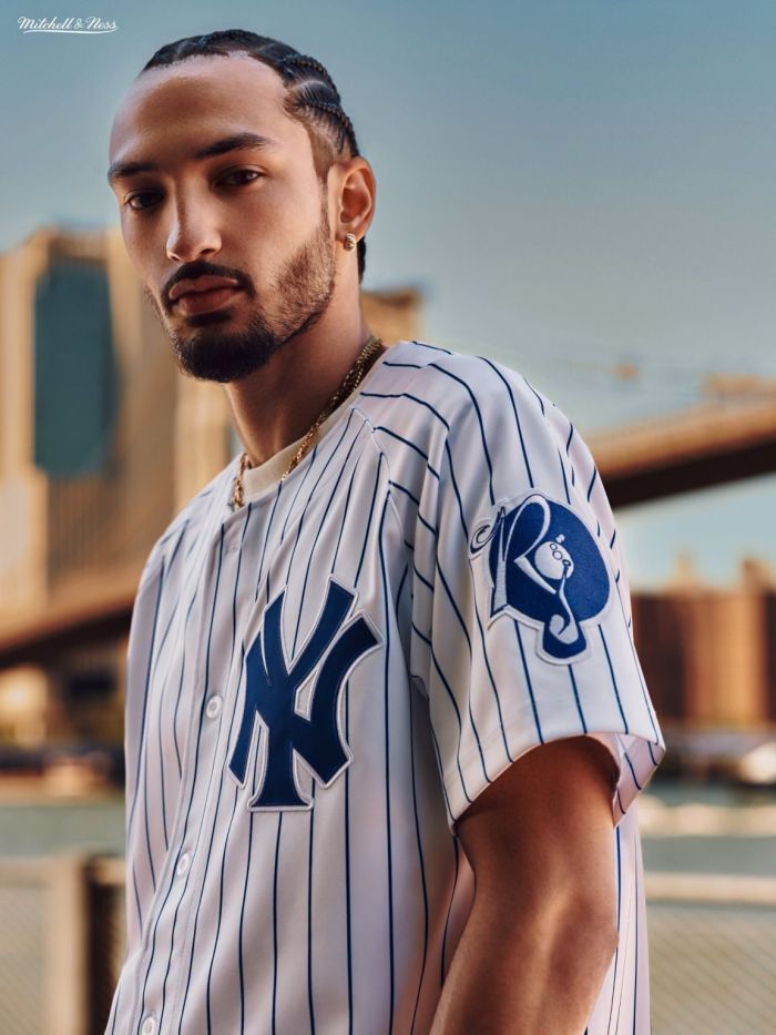 Jay-Z The Blueprint x New York Yankees White Baseball Jersey