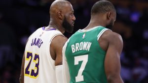 In LeBron James, Jaylen Brown finally gets the perfect running mate