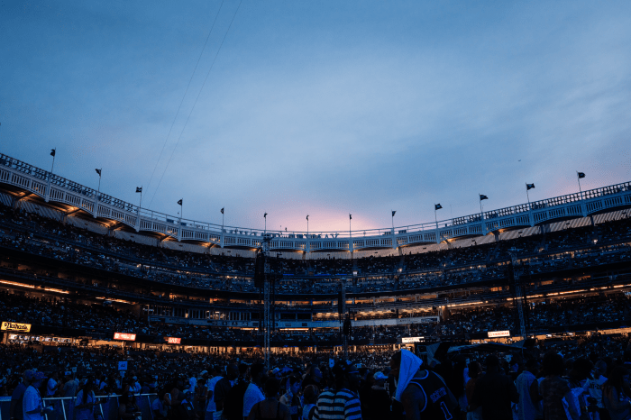 Fans pack Yankee Stadium