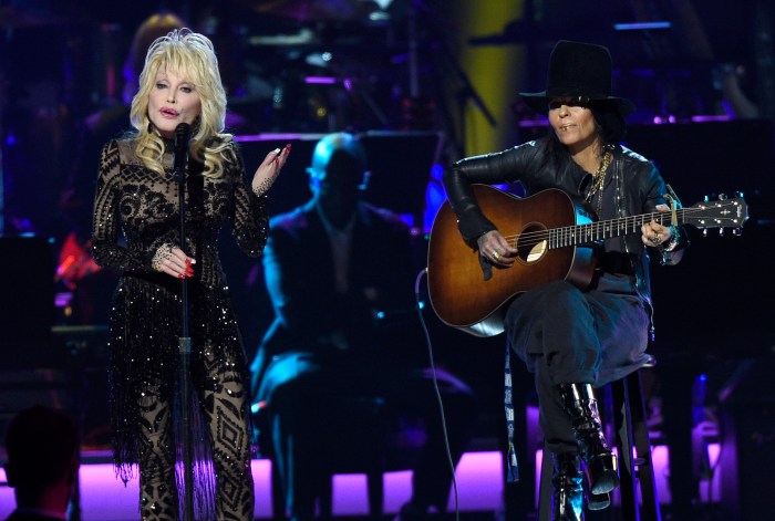 Dolly Parton and Linda Perry