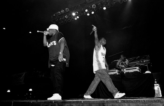 OutKast performs at the International Amphitheatre in Chicago