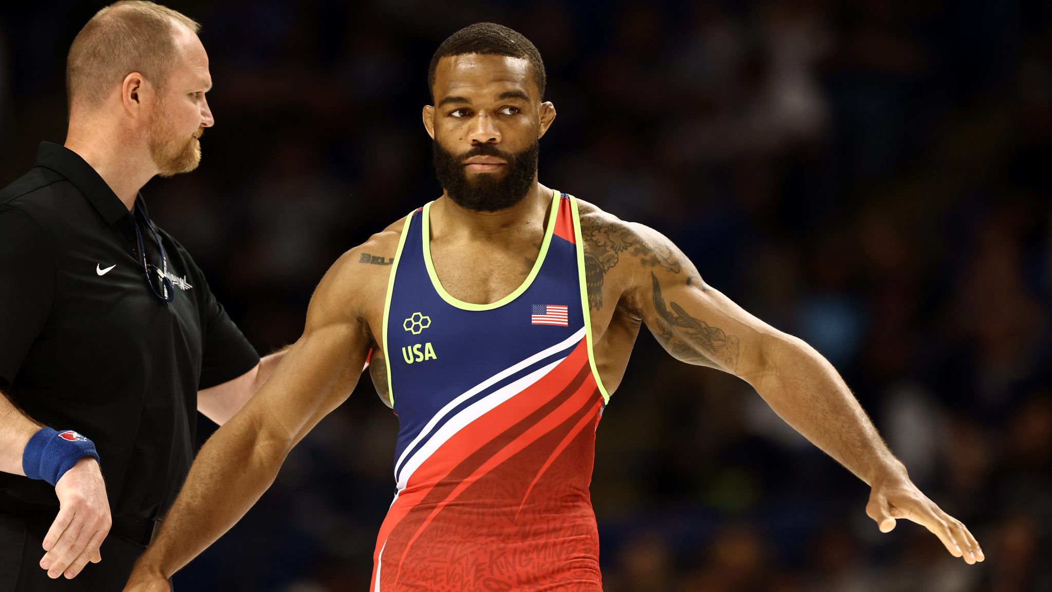 Jordan Burroughs during the US Olympic Wrestling Trials