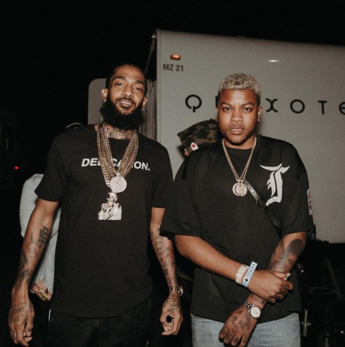 Nipsey Hussle and Bino Rideaux