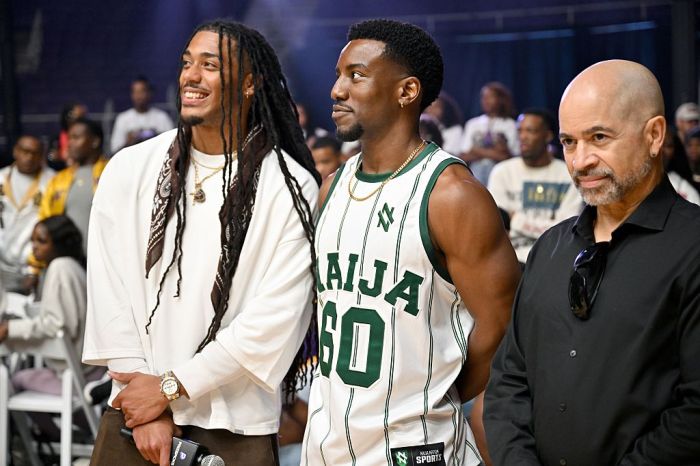 Cornell Young IV, Chibuikem Uche and Darryl M. Bell
