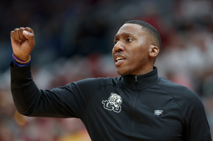 Head coach Nolan Smith of the Tennessee State Tigers