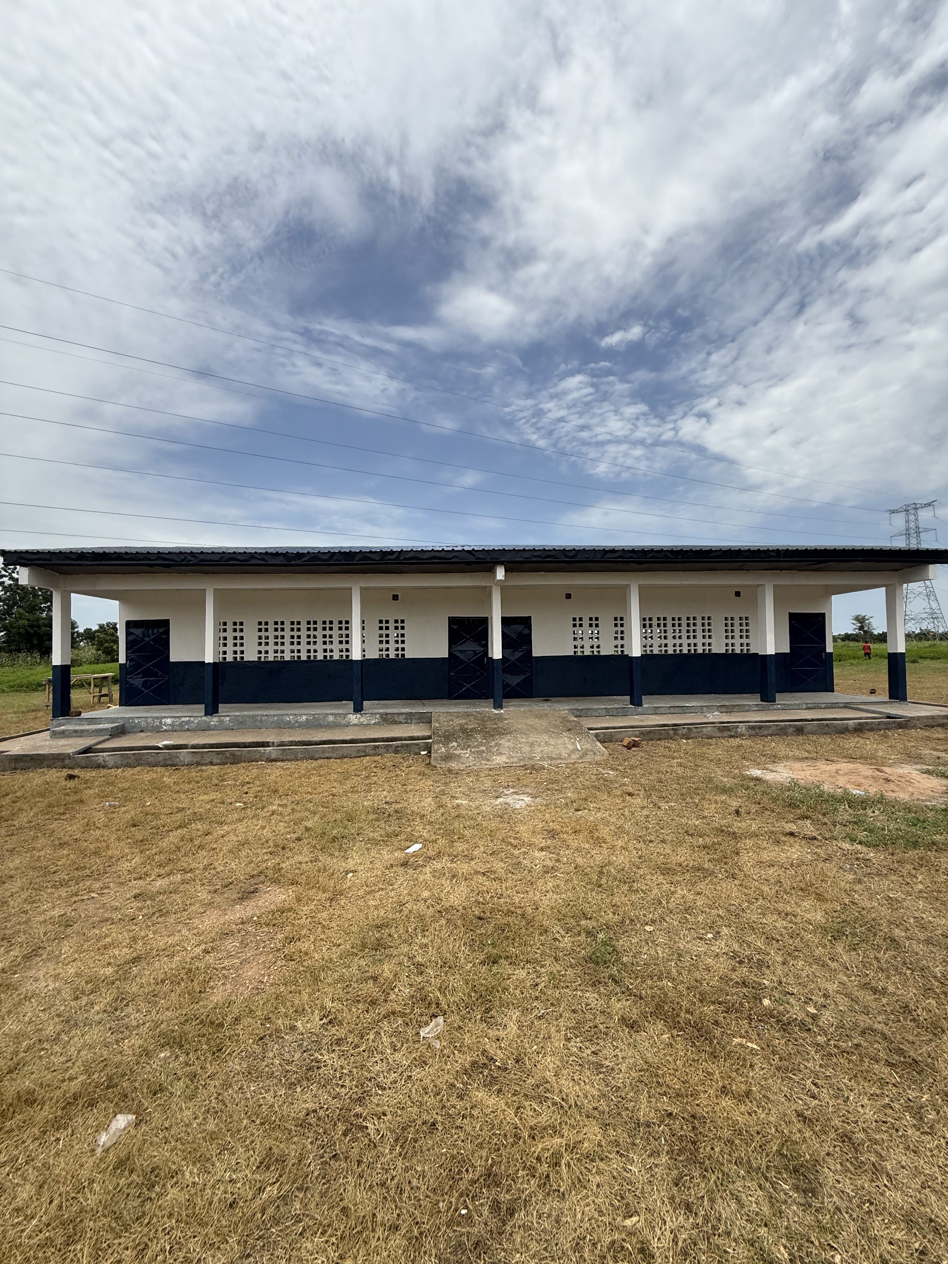 Outside of a new school being built